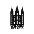 Temple and Church Metal Signs