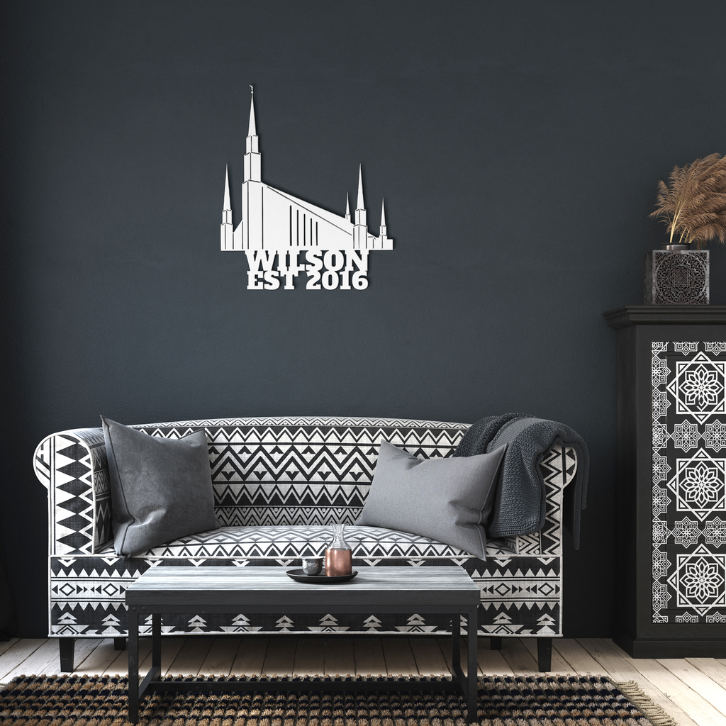 Temple and Church Metal Signs